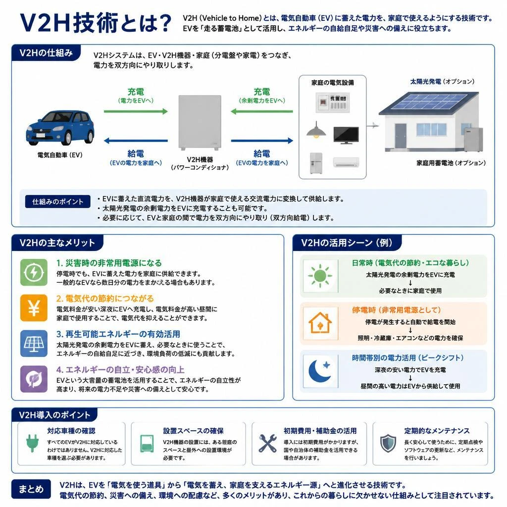 V2Hの技術と特徴