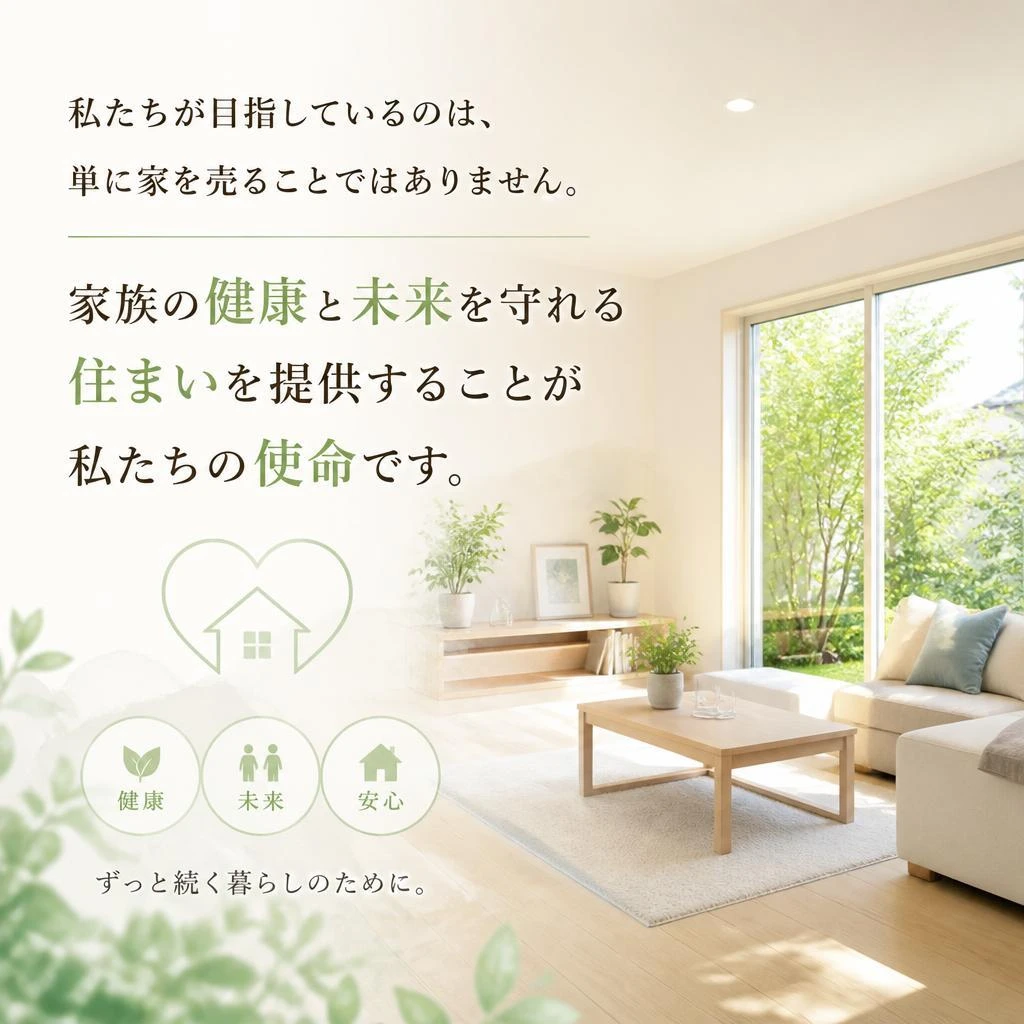 家族の未来を守る家づくり