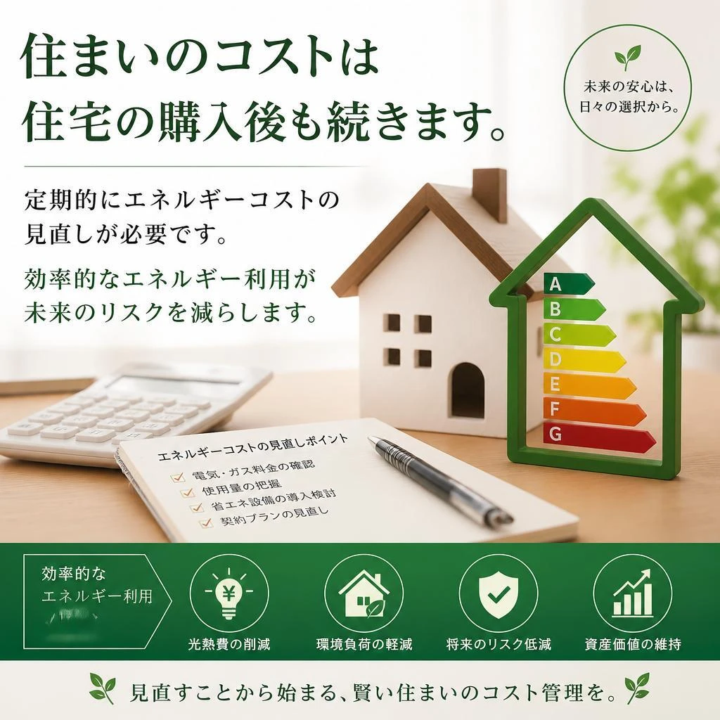 定期的なエネルギーコストの見直し