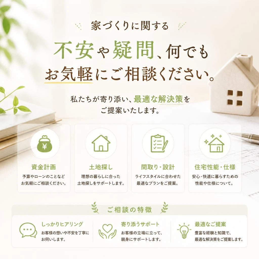 まずはお気軽にご相談を！