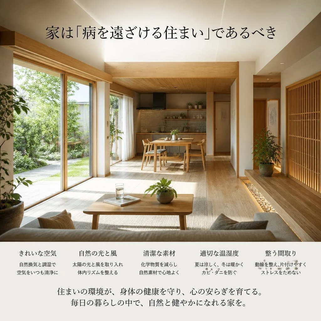 家は「病を遠ざける住まい」であるべき