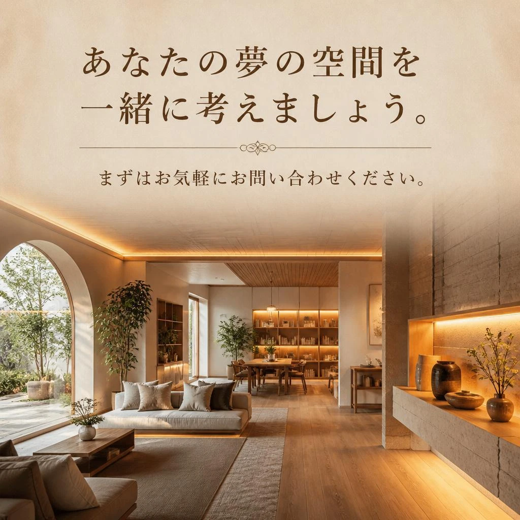 お問い合わせで理想の住まいを実現