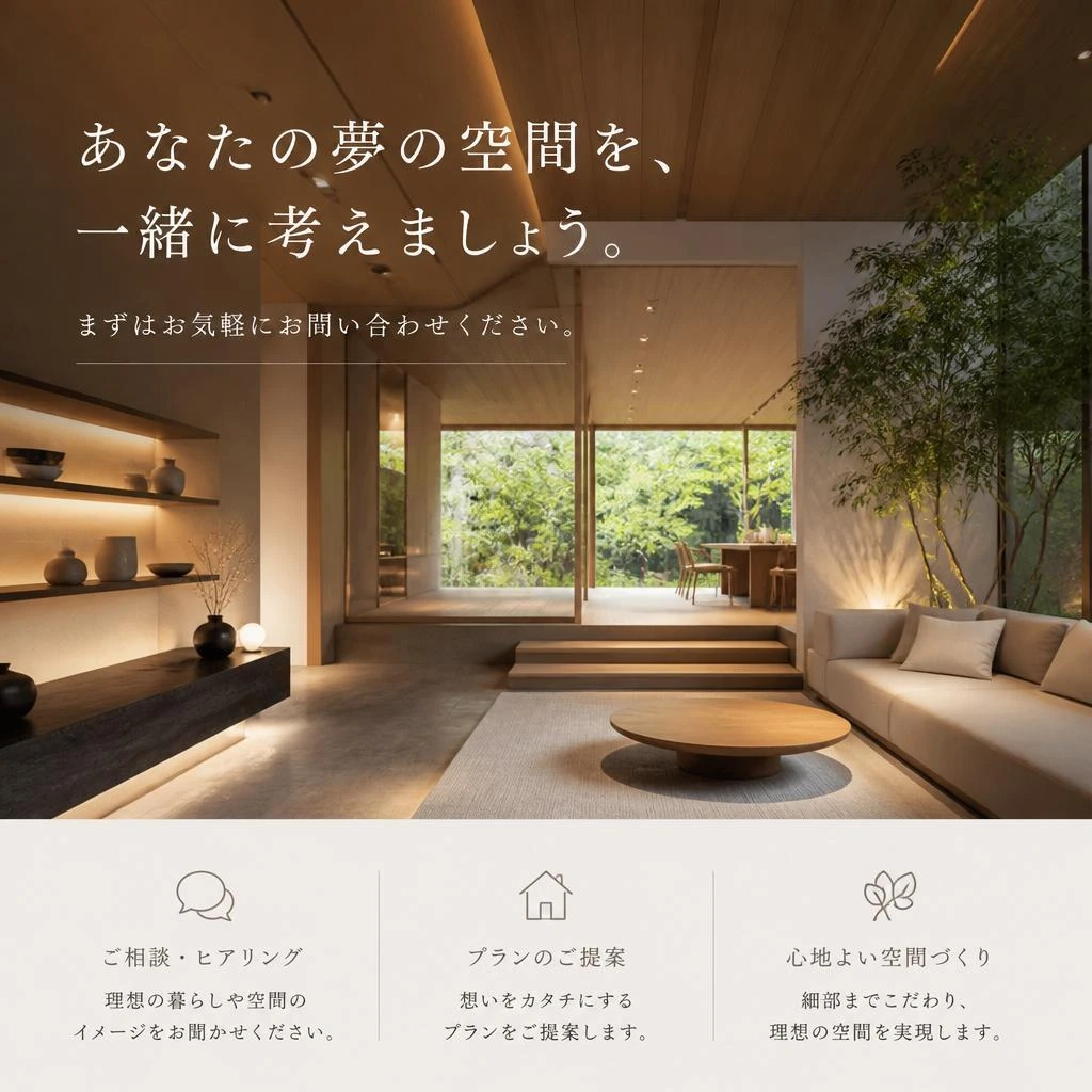 お問い合わせで理想の住まいを実現